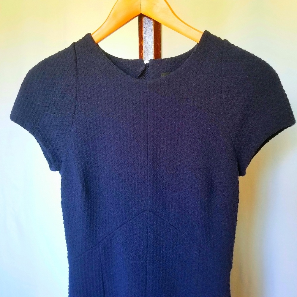 Banana Republic Dress: Navy Blue A-Line - Picture 3 of 7